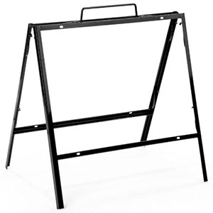 Metal A-Frame Sign Combo - Perfect for real estate sign or any sidewalk sign