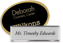 Custom engraved name tags