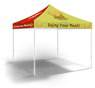 Custom printed event tents - with or without frame