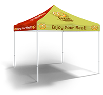 Custom printed event tents - with or without frame