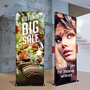 Fabric tube displays - premium fabric banner display