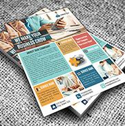 Custom flyer printing services