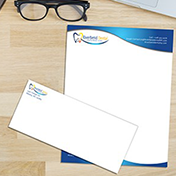 Custom printed full color letterheads & envelopes