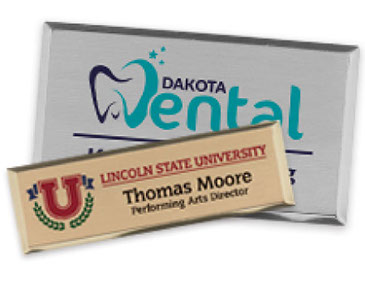 Personalized name tags