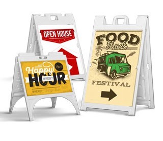 Custom Signicade sidewalk signs