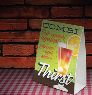 Table tent & table top displays