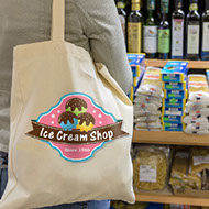 Custom printed tote bags